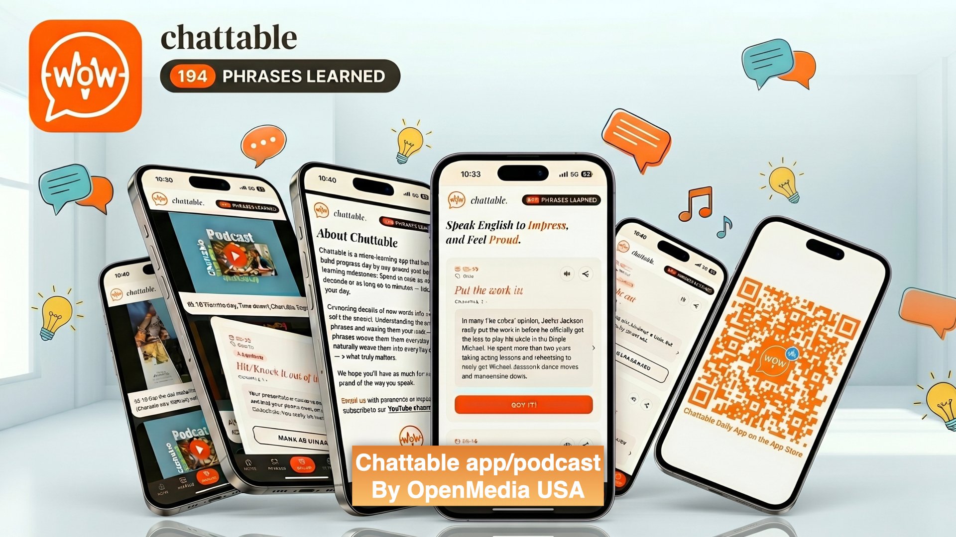 Chattable English iOS app and podcast